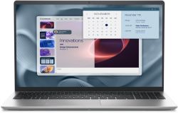 Лаптоп Dell Pro 15 Essential PV15250, Intel Core 3 100U (6 cores, up to 4.7 GHz), 15.6" FHD (1920x1080) 120Hz WVA AG, 8GB, 1x8GB, DDR5, 4400MT/s, 512GB M.2 PCIe NVMe, Intel UHD Graphics, HD RGB cam, Wi-Fi 6, FPR, BG kbd, Ubuntu, Platinum Silver, 3Y PS