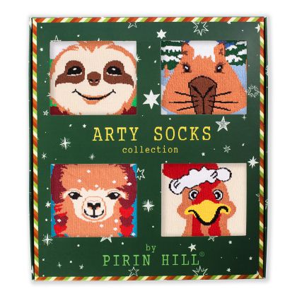 Кутия с 4 чифта чорапи Arty Socks Коледни Животни
