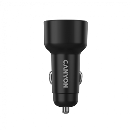 CANYON car charger OnDrive 85 PD 85W USB-A+USB-C Black