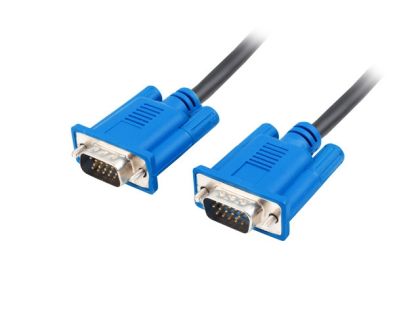 Кабел Lanberg VGA M/M cable 1.8m dual-shielded, 2x ferrite core, black