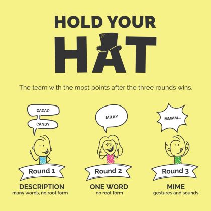 BOARD GAME HOLD YOUR HAT