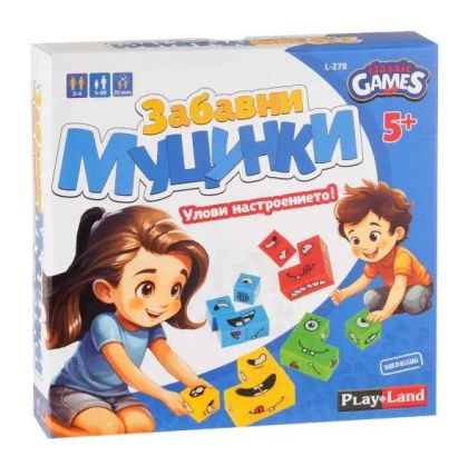 Настолна игра Playland Забавни муцунки