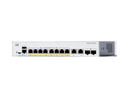 Комутатор Cisco Catalyst 1200 8-port GE, Desktop, Ext PS, PoE Input