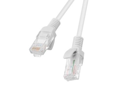 Кабел Lanberg patch cord CAT.5E 10m, grey