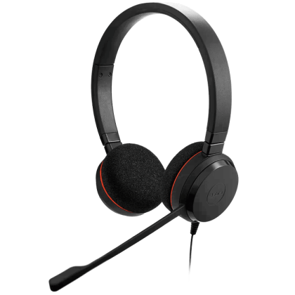 Слушалки с микрофон Jabra Evolve 20 UC Duo USB