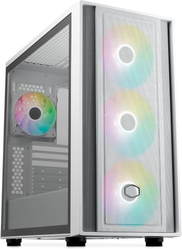 Кутия CoolerMaster MasterBox 600 - White ARGB