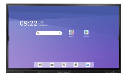 Интерактивен мулти-тъч дисплей TRIUMPH BOARD 75" IFP BLACK G, Android 14