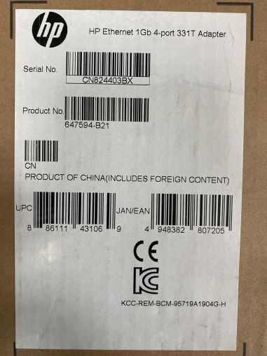 HP 331T Ethernet Adapter