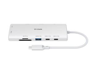 USB хъб D-Link 10-in-1 USB-C Hub