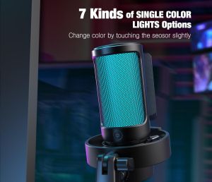 Настолен микрофон FIFINE A8V RGB - Black