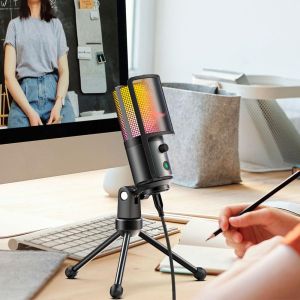 Настолен микрофон FIFINE K669 PRO2 RGB - Black