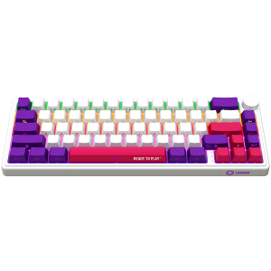 LORGAR KBP70MW, Wireless 65% Mechanical Gaming Keyboard Pro, White, EN layout