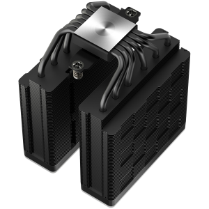 DeepCool AG620 BK ARGB V2, CPU Air Cooler, 2x120mm ARGB PWM Fan, Core Touch Technology 2.0, 6 Heatpipes, LGA1851/1700/1200/115x, AMD AM5/AM4, 129x136x161 mm(LxWxH), 2Y, R-AG620-BKAMMN-GJD