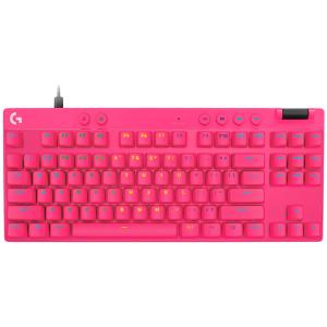 LOGITECH G PRO X TKL RAPID Gaming Keyboard - MAGENTA - US INT'L - USB - EMEA28i-935 - LINEAR