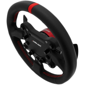 SIMAGIC GT Sport Steering Wheel, Shifter Paddles, Leather. S201