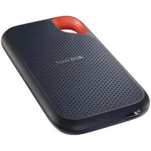 SANDISK Extreme 2TB Portable SSD - up to 1050MB/s Read and 1000MB/s Write Speeds, USB 3.2 Gen 2, 2-meter drop protection and IP55 resistance
