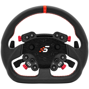 SIMAGIC GT1 D Steering Wheel with GT Pro Hub(K)| Shifter & Clutch Paddles, Leather. S208