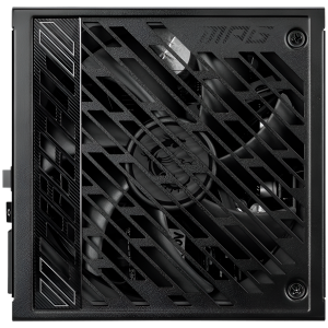 MSI MPG A1000GS PCIE5 Power Supply 1000W, 80 PLUS Gold, Dual PCIe 5.1 Cables, ATX 3.1, 135mm Fan, Fan Stop, OCP/OTP/OPP/SCP/OVP/UVP/SIP/NLO, Active PFC, Dimensions: 150mmx150mmx86mm, 10Y Warranty