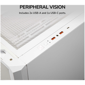 COUGAR MX600 PC Case, Mid Tower, White