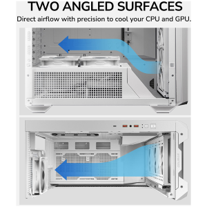 COUGAR MX600 PC Case, Mid Tower, White