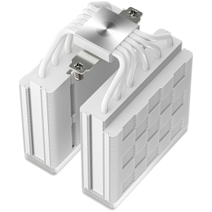 DeepCool AG620 WH ARGB V2, CPU Air Cooler, 2x120mm ARGB PWM Fan, Core Touch Technology 2.0, 6 Heatpipes, White, LGA1851/1700/1200/115x, AMD AM5/AM4, 129x136x161 mm(LxWxH), 2Y, R-AG620-WHAMMN-GJD