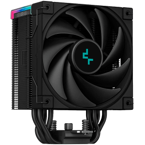 DeepCool AK500S Digital, CPU Air Cooler, 1x120mm FK120 PWM FDB Fan, ARGB, Digital Display, TDP 240W, 5 Heatpipes, Fluid Dynamic Bearing, LGA1700/1200/1151/1150/1155, AMD AM5/AM4, 125×96×160 mm(LxWxH), 3Y,R-AK500S-BKADMN-G