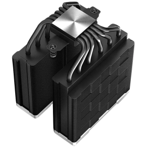 DeepCool AK620 Zero Dark, CPU Air Cooler, 1x120mm FK120 PWM FDB Fan, ARGB, 6 Heatpipes, Fluid Dynamic Bearing, LGA2066/2011-v3/2011/1700/1200/1151/1150/1155, AMD AM5/AM4, 3Y, R-AK620-BKNNMT-G-1