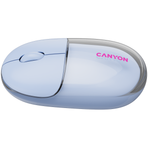 CANYON mouse OnClick 24 BT/ Wireless Transparent/Blue