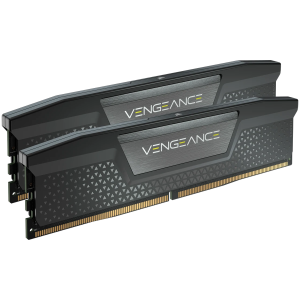 CORSAIR DDR5, 6400MT/s 32GB 2x16GB DIMM, 36-48-48-104, Std PMIC, XMP 3.0, VENGEANCE DDR5 Black Heatspreader, Black PCB, 1.4V