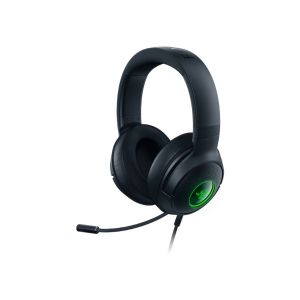 Razer Kraken V3 X USB, Gaming Headset, HyperClear Cardioid Mic, TriForce 40mm Drivers, Hybrid fabric and memory foam ear cushions, Razer Chroma™ RGB, 7.1 Surround Sound, USB-A