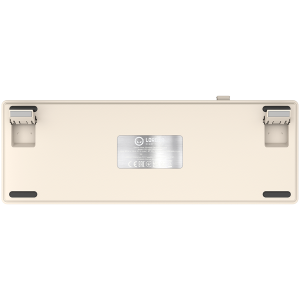 LORGAR KBP70MW, Wireless 65% Mechanical Gaming Keyboard Pro, Beige, EN layout
