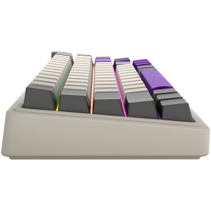 LORGAR KBP70MW, Wireless 65% Mechanical Gaming Keyboard Pro, Beige, EN layout