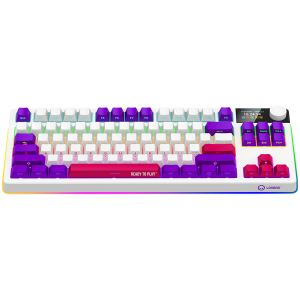 LORGAR KBP70TKLW, Wireless TKL Mechanical Gaming Keyboard Pro, White, EN layout