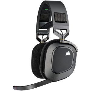 CORSAIR HS80 RGB Wireless Headset, Carbon - EU