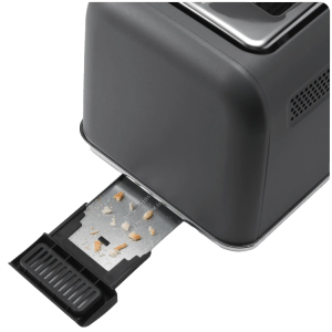 BUYDEEM 2 Slice Automatic Metal Toaster, model DT730E, color Ink Grey, EU