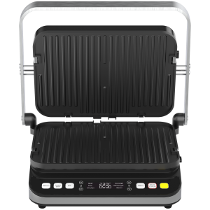 AENO ''Electric Grill EG5: 2000W, 2 heating modes - Lower Grill, Both Grills, 6 preset programs, Defrost, Max opening angle -180°, Temperature regulation, Timer, Removable double-sided plates, Plate size 320*220mm''