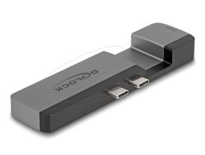 Докинг станция Delock for MacBook Pro / MacBook Air Thunderbolt™ 4, 5K Резолюция / 100 W PD / 10 Gbps Hub / LAN / Audio