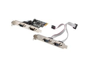 Мрежова карта Lanberg extension card PCI-express 4x com + low profile bracket