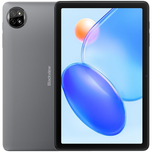 Blackview Tab 20 WiFi 10.1-inch HD IPS 1280x800 T310 Quad-core 2.0GHz 4GB+8GB/64GB 6000mAh NO Charger 5MP Front/8MP Rear camera Android 15 Blizzard Blue/Interstellar Gray