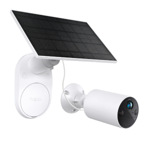 TP LINK C410-kit включва:  IP Camera tapo C410 + tapo A201 соларен панел