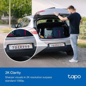 TP LINK C410-kit включва:  IP Camera tapo C410 + tapo A201 соларен панел