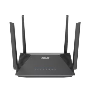 Рутер Asus Wireless Router RT-AX52 Pro, AX3000, Dual-Band, Dual-Core 1.3GHz CPU, 128MB/256MB Flash/RAM, Gigabit, AiProtection Classic, Traditional QoS, VPN, IPTV, OFDMA, Beamforming, AiMesh