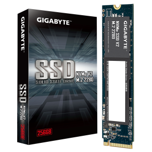 SSD GIGABYTE NVMe V2 256GB, PCIe 3.0