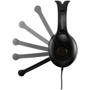 Edifier K800 USB Over-Ear Headphones, 40mm Drivers, Noise-Cancelling Microphone, Inline controls, Black