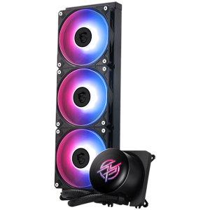 MSI MPG CORELIQUID P13 360, 3x120mm Pre-installed CycloBlade 9 ARGB Daisy Chain Fans, 2.1-inch LCD screen, Copper Base, UNI BRACKET, Intel LGA 1700/1851, AMD AM5/AM4, 5Y Warranty