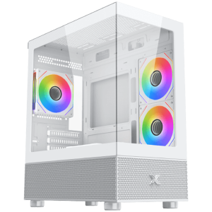 Alphard M Arctic (WH, MATX, U3x1 & U2x2, 2PCS TG, 3PCS G20A Arctic Reverse & 1PC G20A Arctic, ARGB PCB)