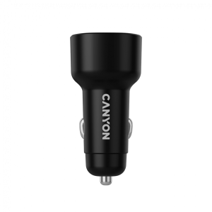 CANYON car charger OnDrive 60 PD 60W 2xUSB-C Black