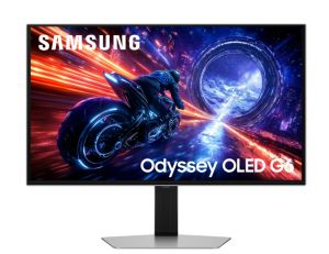 Монитор Samsung 27FG602 27" Odyssey G6 OLED 500Hz 0.03ms 2560x1440 DP HDMI Silver