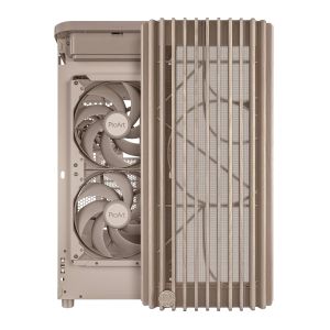 Кутия ASUS ProArt PA401 Wood Edition Beige - Mesh Panel