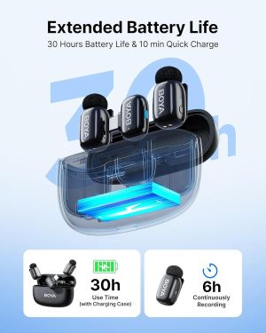 Безжична микрофонна система BOYA Mini 2-02 с USB-C